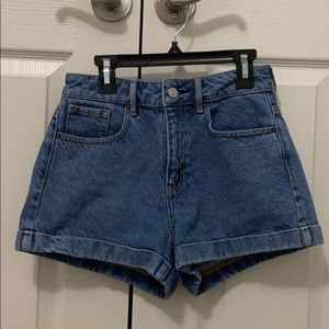 Medium Wash Pacsun Mom Shorts
